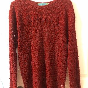 Heart to Hands Open Weave Sweater